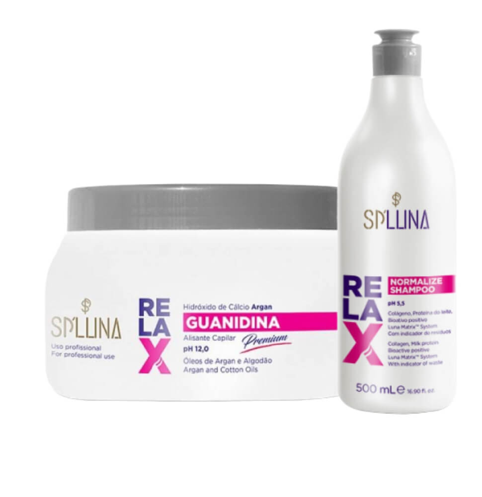 Luna Relax - Kit Shampoo Normalize 500ml e Guanidina 500ml