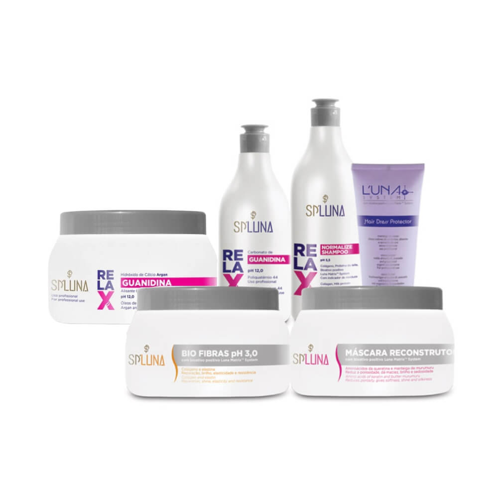 Luna Relax - Kit 6 Produtos (Hidróxido de Cálcio 500g)