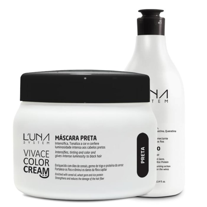 Vivace Color Cream - Shampoo + Máscara Preto (0)